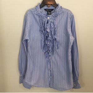 Ralph Lauren Girls striped blouse